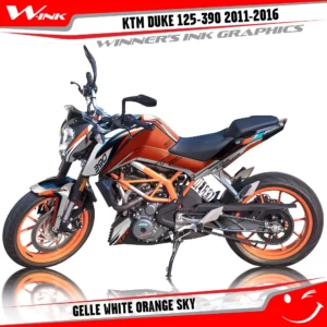 KTM-DUKE-125-200-250-390-2011-2012-2013-2014-2015-2016-graphics-kit-and-decals-Gelle-White-Orange-Sky