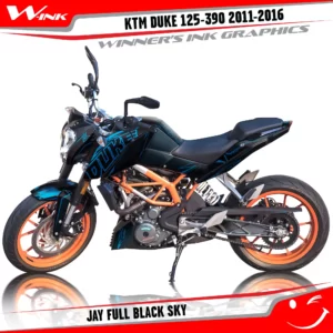 KTM-DUKE-125-200-250-390-2011-2012-2013-2014-2015-2016-graphics-kit-and-decals-Jay-Full-Black-Sky
