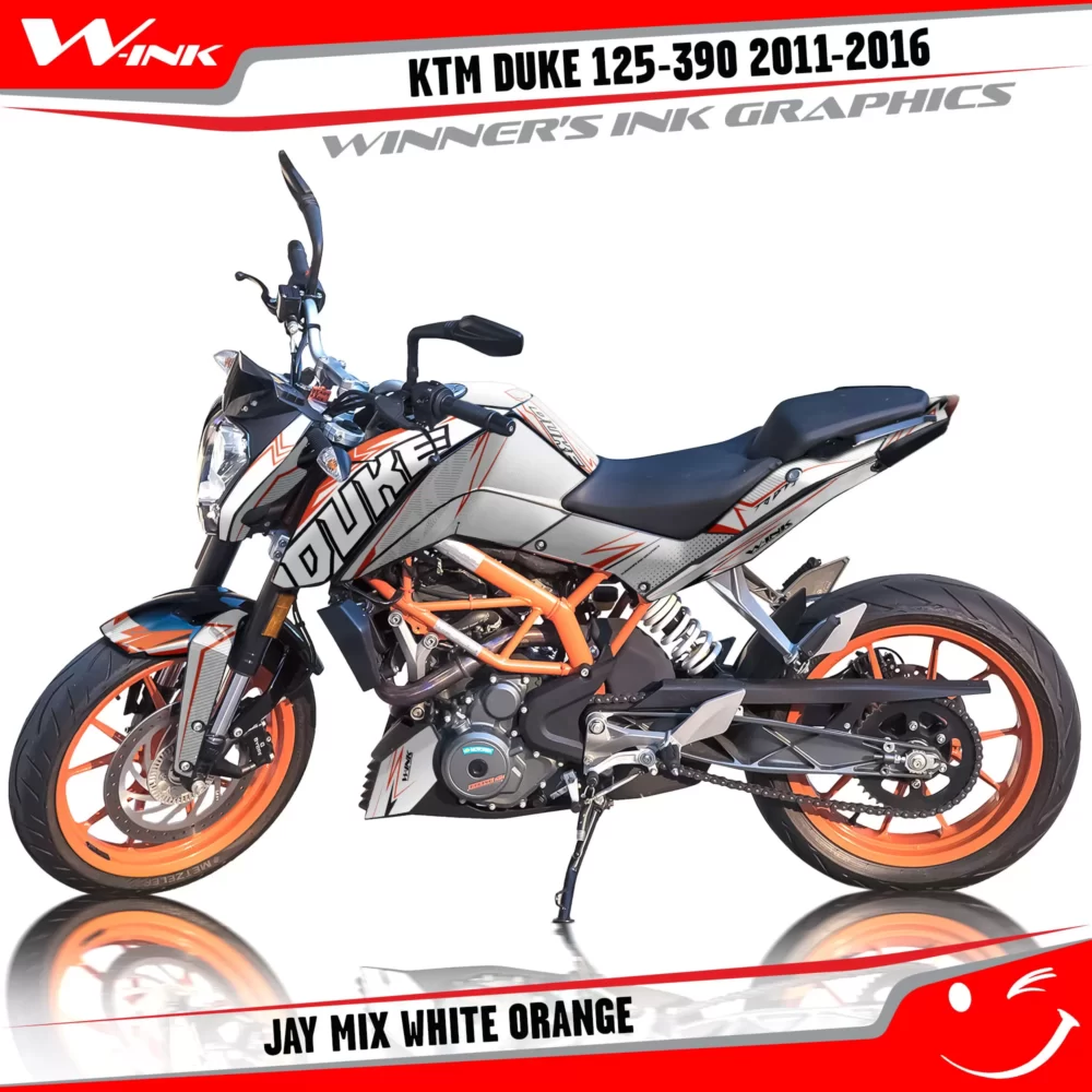 KTM-DUKE-125-200-250-390-2011-2012-2013-2014-2015-2016-graphics-kit-and-decals-Jay-Mix-White-Orange