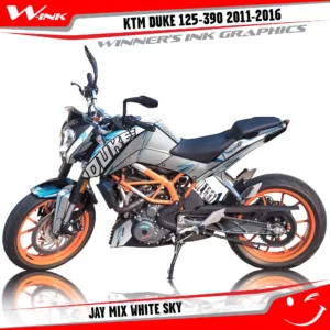 KTM-DUKE-125-200-250-390-2011-2012-2013-2014-2015-2016-graphics-kit-and-decals-Jay Mix-White-Sky