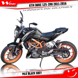 KTM-DUKE-125-200-250-390-2011-2012-2013-2014-2015-2016-graphics-kit-and-decals-Max-Black-Grey