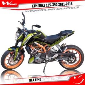 KTM-DUKE-125-200-250-390-2011-2012-2013-2014-2015-2016-graphics-kit-and-decals-Max-Lime