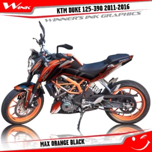 KTM-DUKE-125-200-250-390-2011-2012-2013-2014-2015-2016-graphics-kit-and-decals-Max-Orange-Black