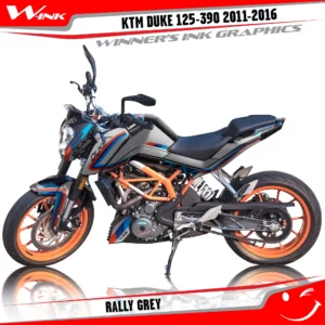 KTM-DUKE-125-200-250-390-2011-2012-2013-2014-2015-2016-graphics-kit-and-decals-Rally-Grey