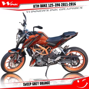 KTM-DUKE-125-200-250-390-2011-2012-2013-2014-2015-2016-graphics-kit-and-decals-Sweep-Grey-Orange