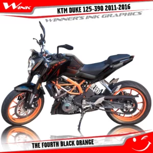 KTM-DUKE-125-200-250-390-2011-2012-2013-2014-2015-2016-graphics-kit-and-decals-The-Fourth-Black-Orange