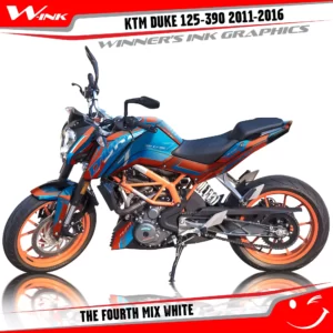 KTM-DUKE-125-200-250-390-2011-2012-2013-2014-2015-2016-graphics-kit-and-decals-The-Fourth-Mix-White