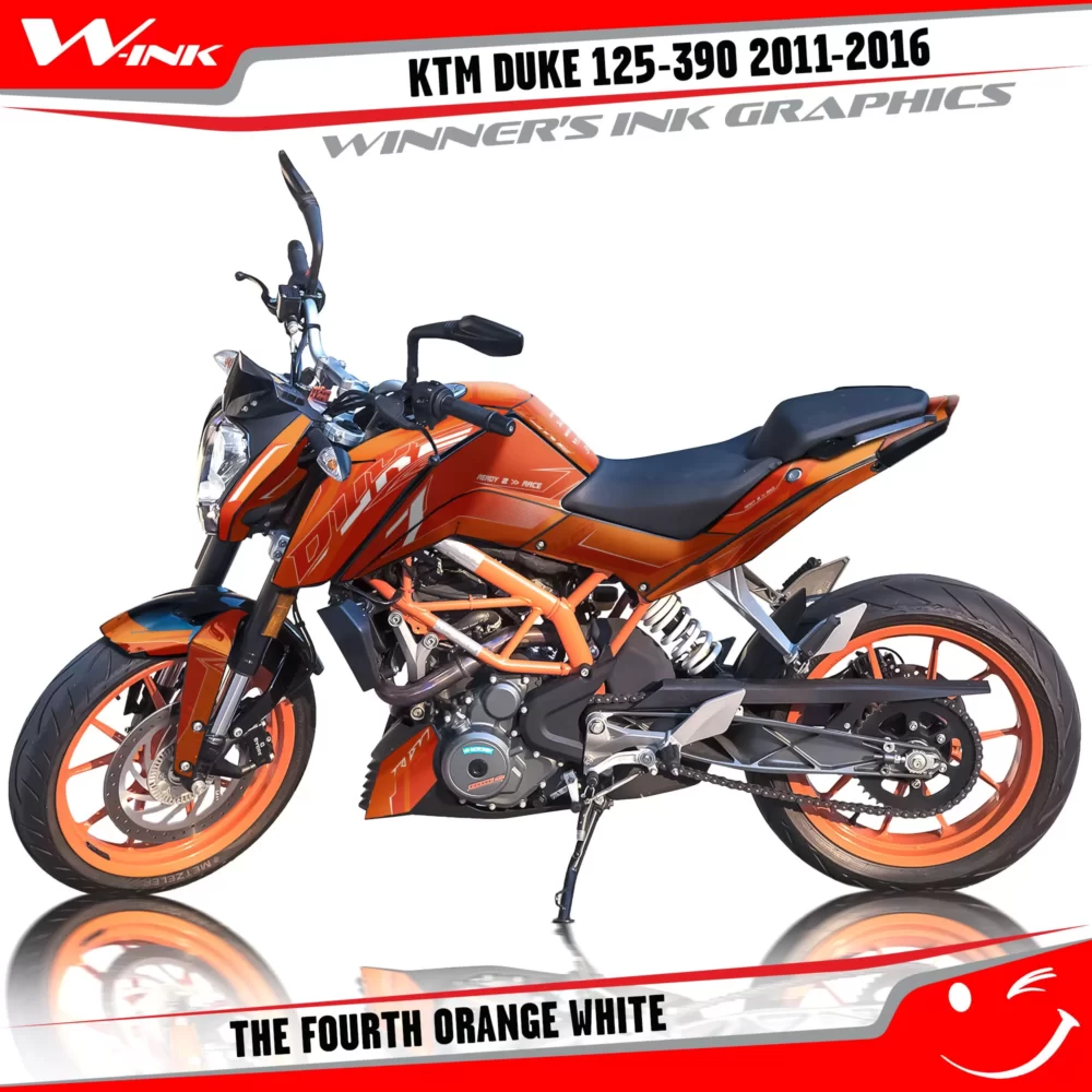 KTM-DUKE-125-200-250-390-2011-2012-2013-2014-2015-2016-graphics-kit-and-decals-The-Fourth-Orange-White