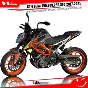 KTM-Duke-125-200-250-390-2017-2018-2019-2020-2021-2022-graphics-kit-and-decals-Dark