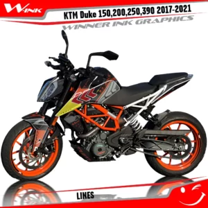 KTM-Duke-125-200-250-390-2017-2018-2019-2020-2021-2022-graphics-kit-and-decals-Lines