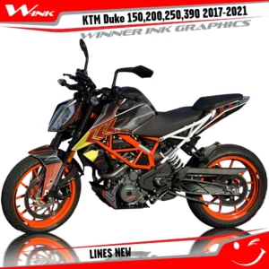 KTM-Duke-125-200-250-390-2017-2018-2019-2020-2021-2022-graphics-kit-and-decals-Lines-New