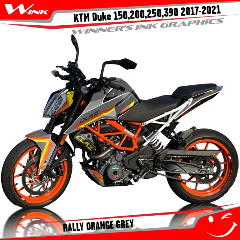 KTM-Duke-125-200-250-390-2017-2018-2019-2020-2021-2022-graphics-kit-and-decals-Rally-Orange-Grey