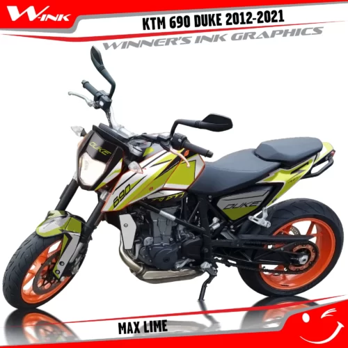 KTM-Duke-690-2012-2013-2014-2015-2016-2017-2018-2019-2020-graphics-kit-and-decals-Max-Lime