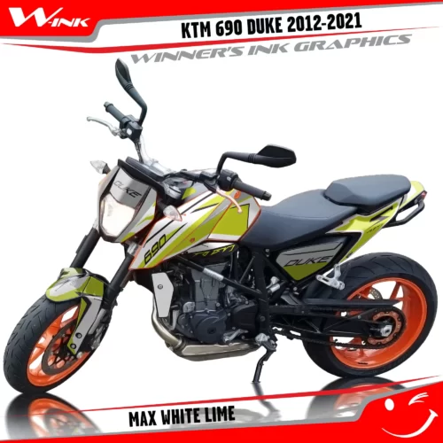 KTM-Duke-690-2012-2013-2014-2015-2016-2017-2018-2019-2020-graphics-kit-and-decals-Max-White-Lime