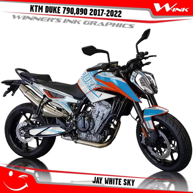 KTM-Duke-790-890-2017-2022-graphics-kit-and-decals-with-design-Jay-White-Sky