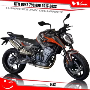 KTM-Duke-790-890-2017-2022-graphics-kit-and-decals-with-design-Max