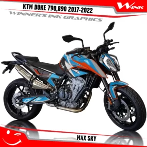 KTM-Duke-790-890-2017-2022-graphics-kit-and-decals-with-design-Max-Sky