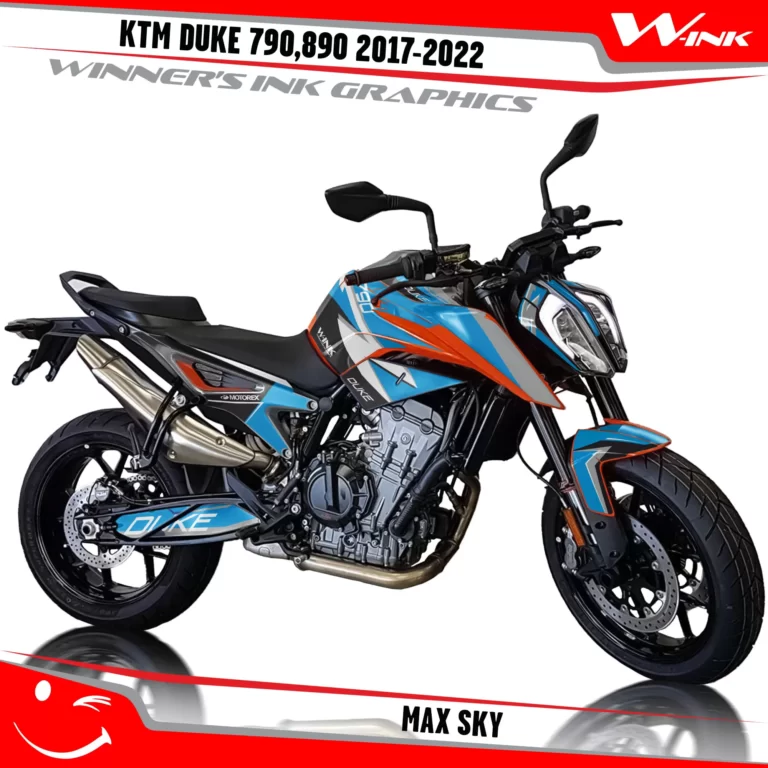 KTM-Duke-790-890-2017-2022-graphics-kit-and-decals-with-design-Max-Sky