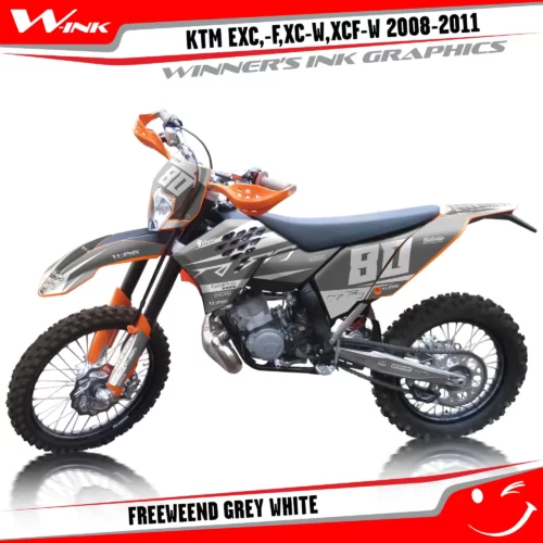 KTM-EXC,-F,XC-W,XCF-W-2012-2013-graphics-kit-and-decals-Freeweend-Grey-White