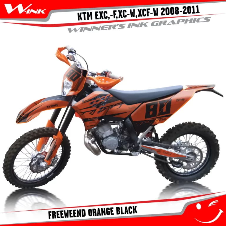 KTM-EXC,-F,XC-W,XCF-W-2012-2013-graphics-kit-and-decals-Freeweend-Orange-Black