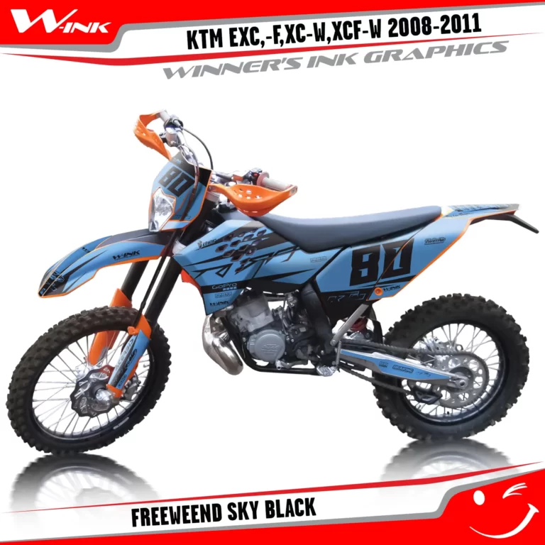 KTM-EXC,-F,XC-W,XCF-W-2012-2013-graphics-kit-and-decals-Freeweend-Sky-Black