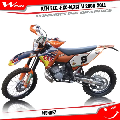 KTM-EXC,-F,XC-W,XCF-W-2012-2013-graphics-kit-and-decals-Mendez