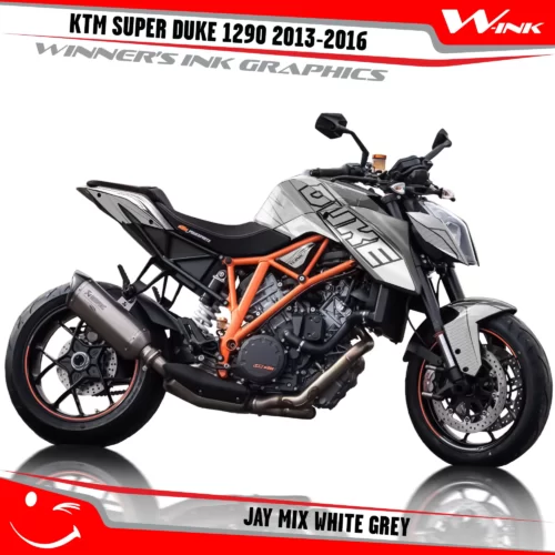 KTM-SUPER-DUKE-1290-2013-2014-2015-2016-graphics-kit-and-decals-Jay Mix-White-Grey