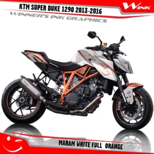 KTM-SUPER-DUKE-1290-2013-2014-2015-2016-graphics-kit-and-decals-Maram-White-Full-Orange
