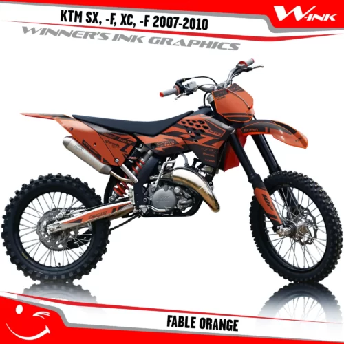 KTM-SX,-F-XC,-F-2007-2008-2009-2010-graphics-kit-and-decals-Fable-Orange