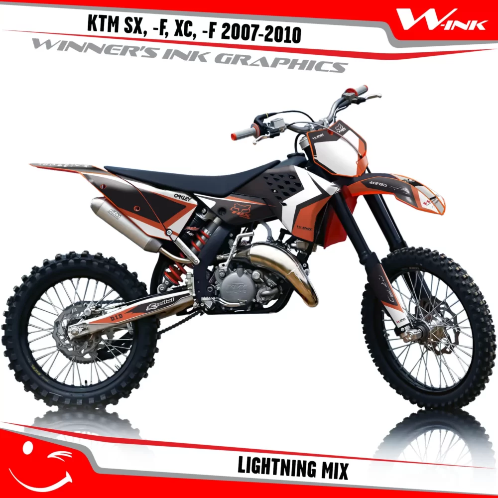 KTM-SX,-F-XC,-F-2007-2008-2009-2010-graphics-kit-and-decals-Lightning-Mix