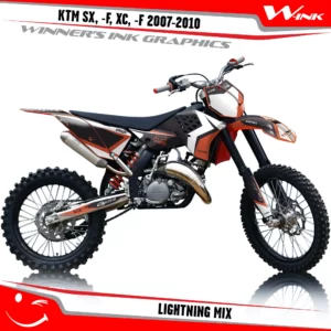 KTM-SX,-F-XC,-F-2007-2008-2009-2010-graphics-kit-and-decals-Lightning-Mix