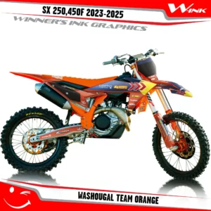 SX-F-250-450-2023-2024-graphics-kit-and-decals-with-design-Washougal-Team-Orange