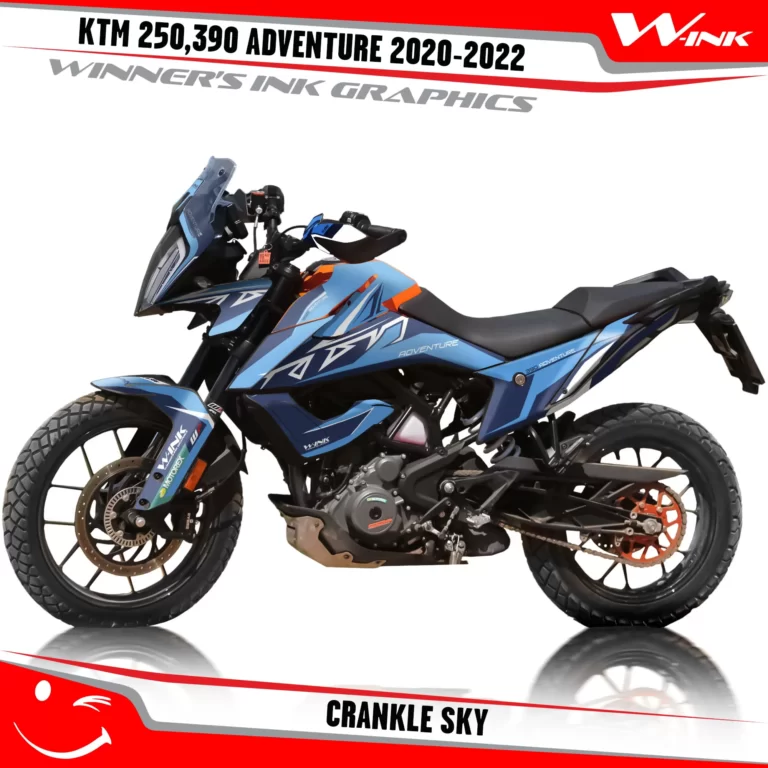 Adventure-390-2020-2021-2022-graphics-kit-and-decals-with-designs-Crackle-Sky