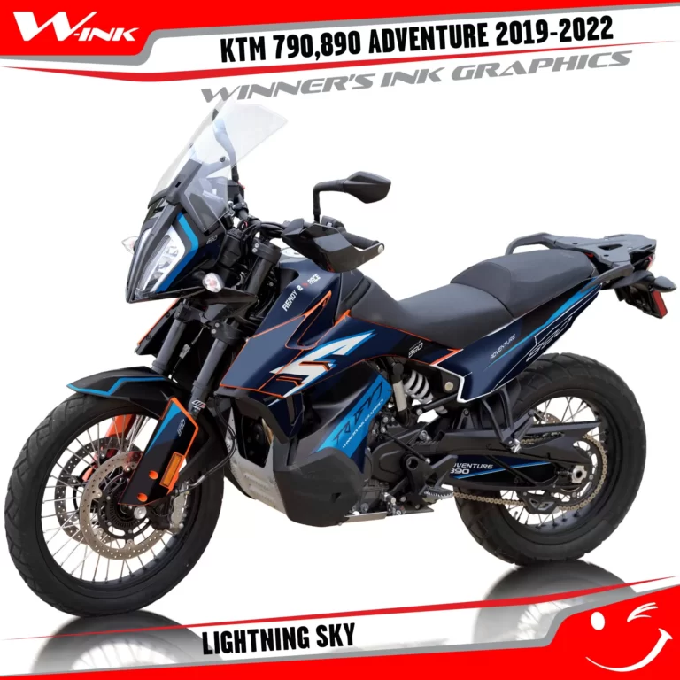 Adventure-790-890-2019-2020-2021-2022-graphics-kit-and-decals-with-designs-Lightning-Sky