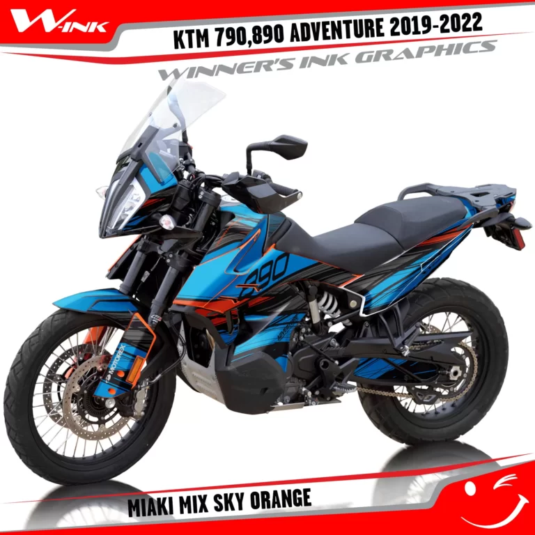 Adventure-790-890-2019-2020-2021-2022-graphics-kit-and-decals-with-designs-Miaki-Mix-Sky-Orange