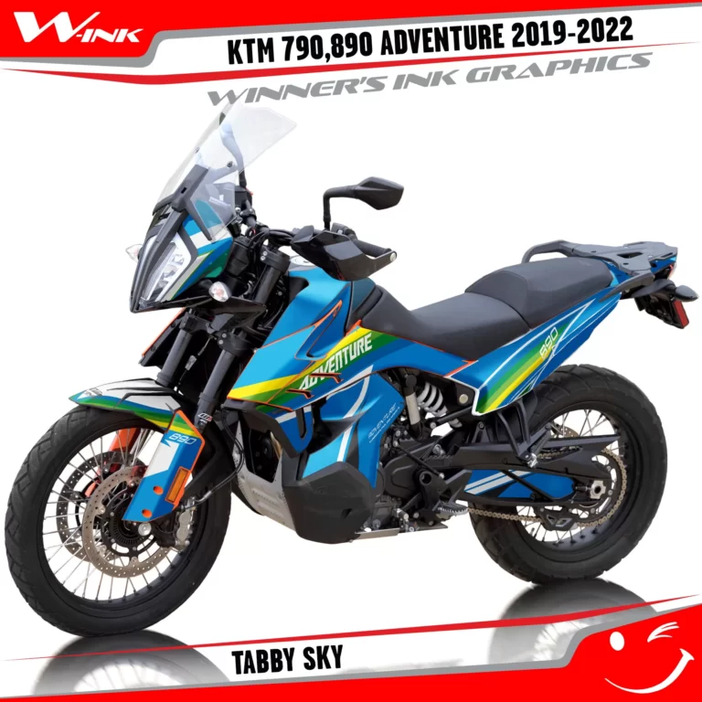 Adventure-790-890-2019-2020-2021-2022-graphics-kit-and-decals-with-designs-Tabby-Sky