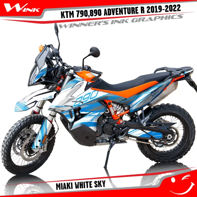 Adventure-R-790-890-2019-2020-2021-2022-graphics-kit-and-decals-with-designs-Miaki-White-Sky