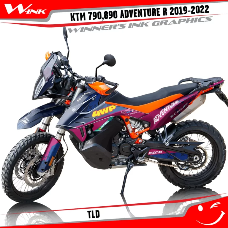 Adventure-R-790-890-2019-2020-2021-2022-graphics-kit-and-decals-with-designs-TLD