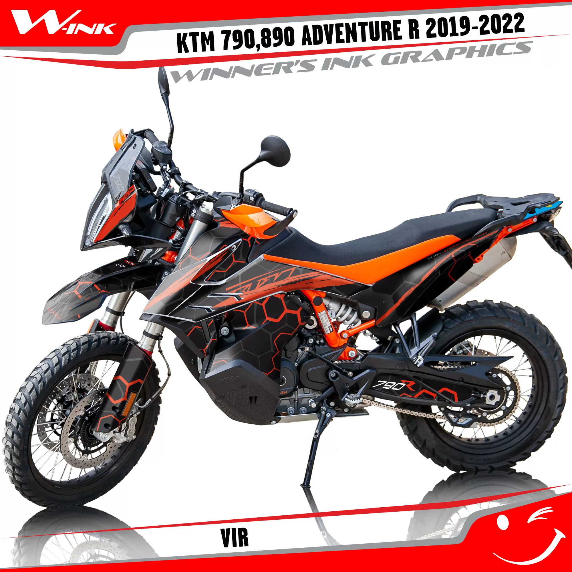 Adventure-R-790-890-2019-2020-2021-2022-graphics-kit-and-decals-with-designs-Vir
