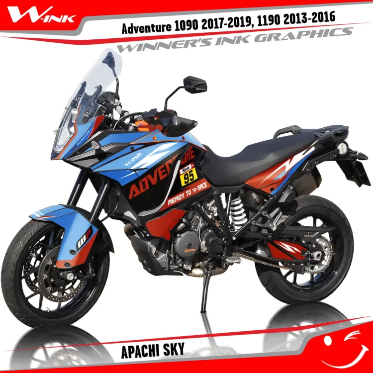 KTM-Adventure-1090-2017-2018-2019-1190-2013-2014-2015-2016-graphics-kit-and-decals-with-designs-Apachi-Black-Sky