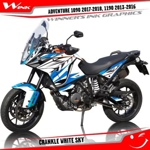 KTM-Adventure-1090-2017-2018-2019-1190-2013-2014-2015-2016-graphics-kit-and-decals-with-designs-Crankle-White-Sky