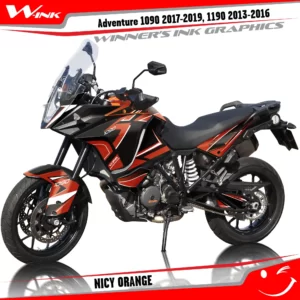 KTM-Adventure-1090-2017-2018-2019-1190-2013-2014-2015-2016-graphics-kit-and-decals-with-designs-Nicy-Black-Orange