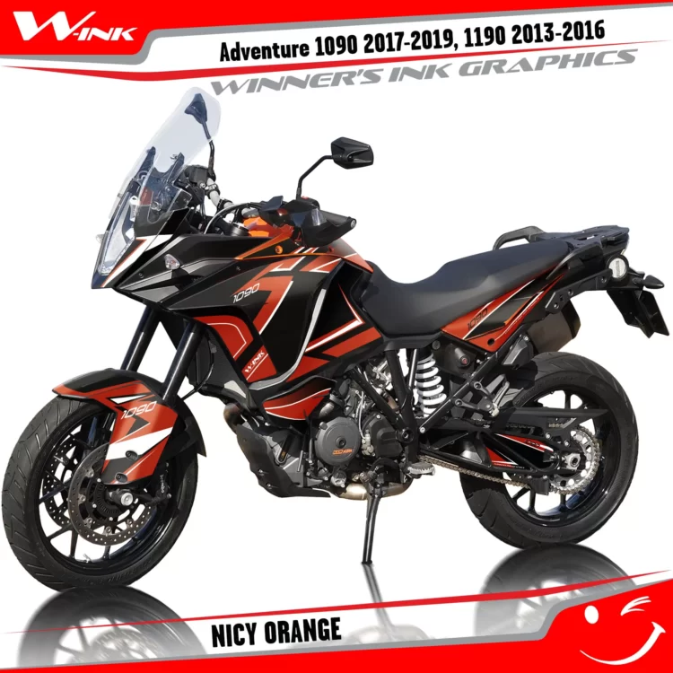 KTM-Adventure-1090-2017-2018-2019-1190-2013-2014-2015-2016-graphics-kit-and-decals-with-designs-Nicy-Black-Orange