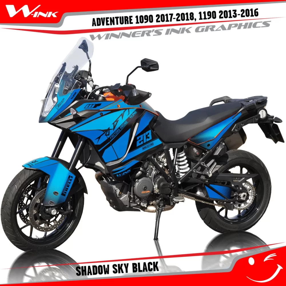 KTM-Adventure-1090-2017-2018-2019-1190-2013-2014-2015-2016-graphics-kit-and-decals-with-designs-Shadow-Sky-Black