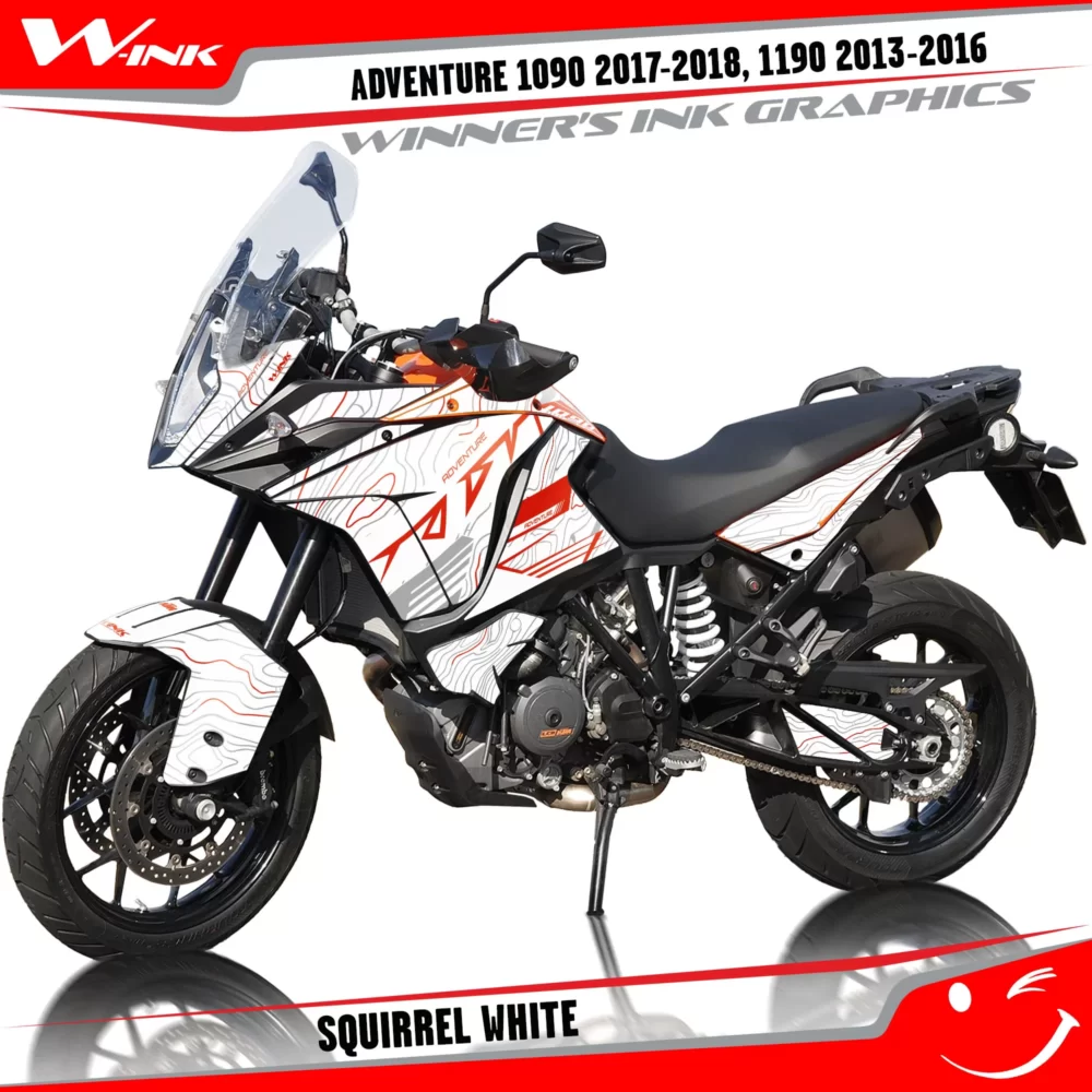 KTM-Adventure-1090-2017-2018-2019-1190-2013-2014-2015-2016-graphics-kit-and-decals-with-designs-Squirrel-White