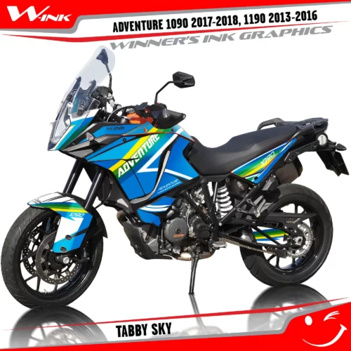 KTM-Adventure-1090-2017-2018-2019-1190-2013-2014-2015-2016-graphics-kit-and-decals-with-designs-Tabby-Sky