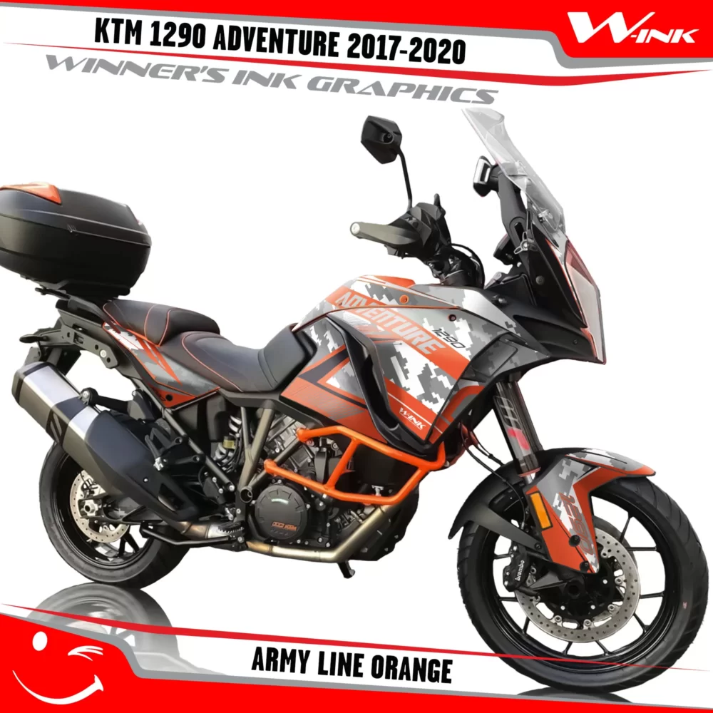 KTM-Adventure-1290-2017-2018-2019-2020-graphics-kit-and-decals-Army-Line-Orange