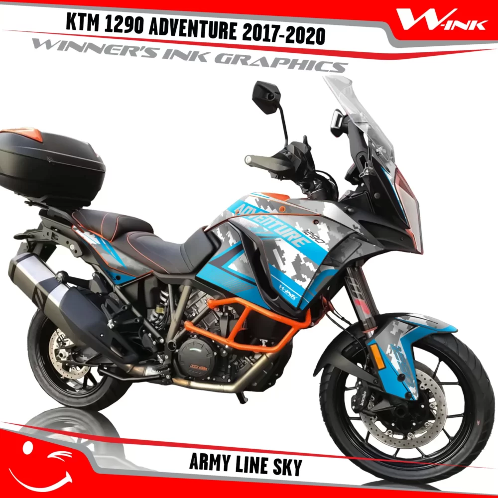 KTM-Adventure-1290-2017-2018-2019-2020-graphics-kit-and-decals-Army-Line-Sky