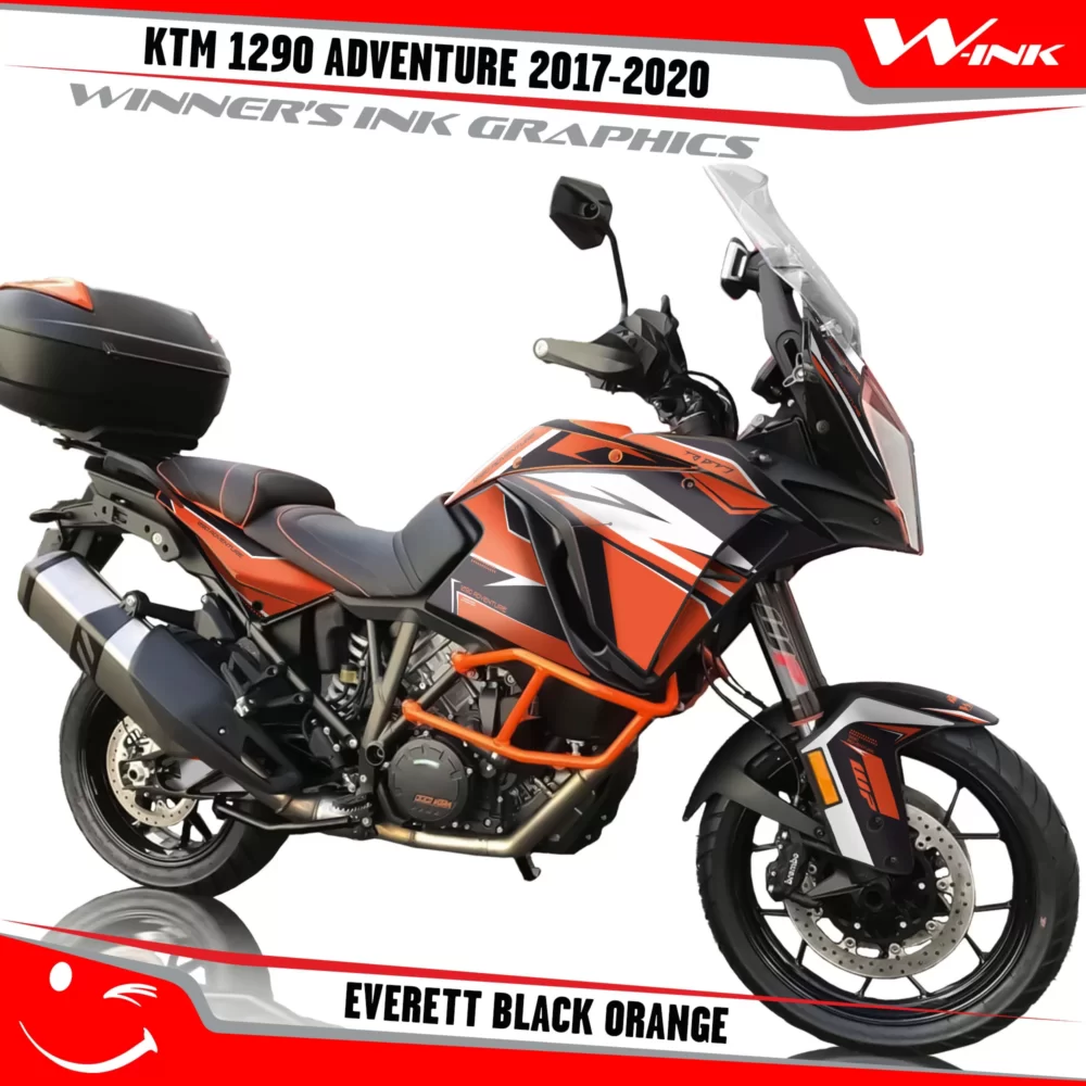 KTM-Adventure-1290-2017-2018-2019-2020-graphics-kit-and-decals-Everett-Black-Orange