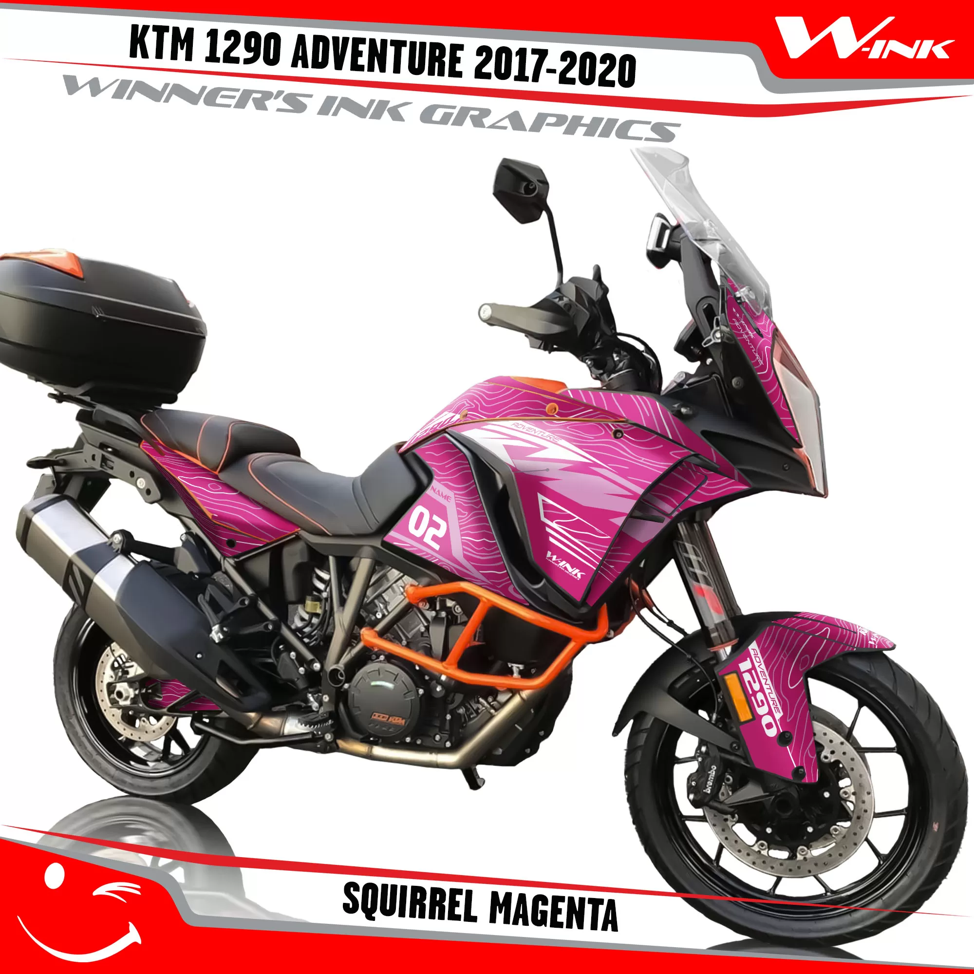 Custom decals For KTM Adventure 1290 2017-2020 Squirrel Full